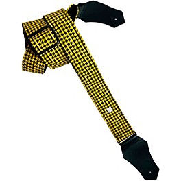 Get'm Get'm Fly Hounds Tooth Guitar Strap Blue 2 in. Get'm Get'm Fly Hounds Tooth Guitar Strap Yellow 2 in.