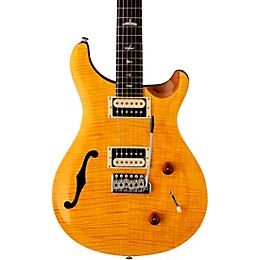 PRS SE Custom 22 Semi-Hollow Electric Guitar Santana Yellow