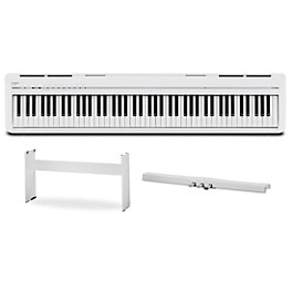 Kawai ES-120 88-Key Digital Piano With HML... Kawai ES-120 88-Key Digital Piano With HML-2 Stand and F-351 Triple Pedal White