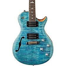 PRS SE Custom 24 Semi-Hollow Piezo Electric Guitar Lake Blue