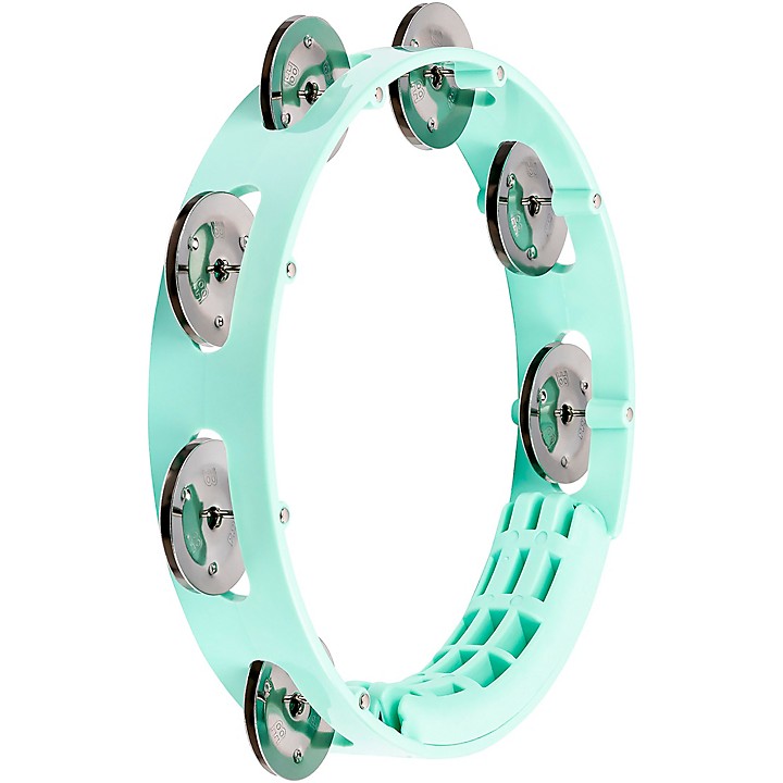 緑華 様 新色tambourine × junglerelief MEINL Tour Tambourine With Stainless Steel Jingles 8 in. Seafoam