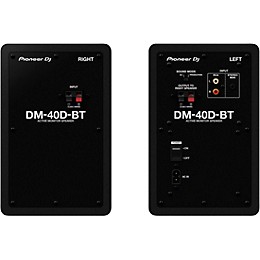Pioneer DJ DM-40D-BT - 4-inch Desktop Monitor System with Bluetooth Black