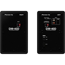 Open Box Pioneer DJ DM-40D - 4-inch Desktop Monitor System Level 1 Black