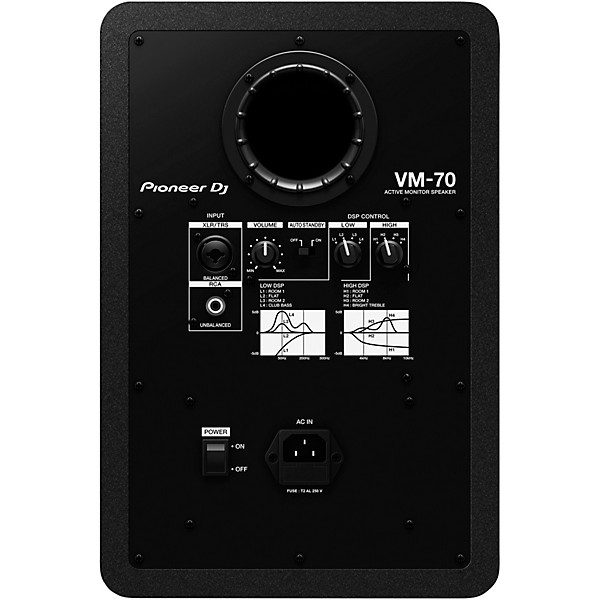 Open Box Pioneer DJ VM-70 6.5" Active Monitor Speaker, Black (Each) Level 1