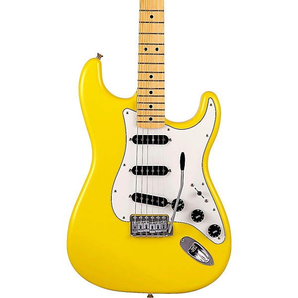 Open Box Fender Made in Japan Limited International Color Stratocaster Electric Guitar Level 2 Monaco Yellow 197881125523