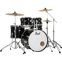 Pearl Roadshow Complete 5-Piece Drum Set With... Pearl Roadshow Complete 5-Piece Drum Set With Hardware and Cymbals Jet Black