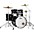 Pearl Roadshow Complete 5-Piece Drum Set With... Pearl Roadshow Complete 5-Piece Drum Set With Hardware and Cymbals Jet Black