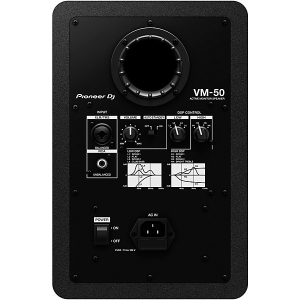 Pioneer DJ VM-50 5" Active Monitor Speaker (Each) Black