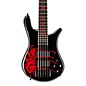Spector Euro5LX Alex Webster 5-String Electric Bass Black/Red thumbnail