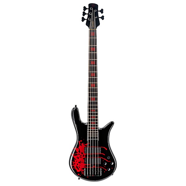 Spector Euro5LX Alex Webster 5-String Electric Bass Black/Red