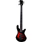 Spector Legend5 Alex Webster Drip Pattern 5-String Electric Bass Black/Red