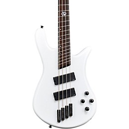 Spector NS Dimension MS 4 4-String Electric Bass White Sparkle Gloss