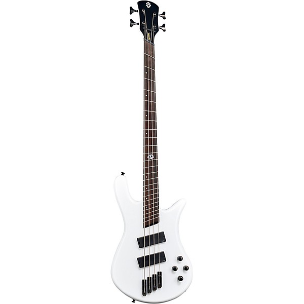 Spector NS Dimension MS 4 4-String Electric Bass White Sparkle Gloss