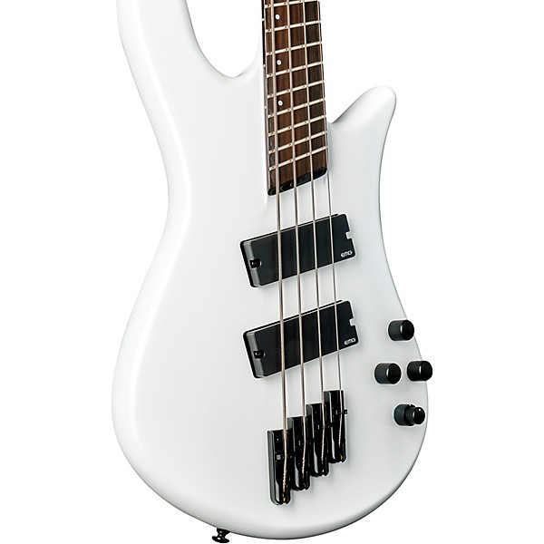 Spector NS Dimension MS 4 4-String Electric Bass White Sparkle Gloss