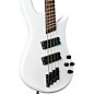 Spector NS Dimension MS 4 4-String Electric Bass White Sparkle Gloss