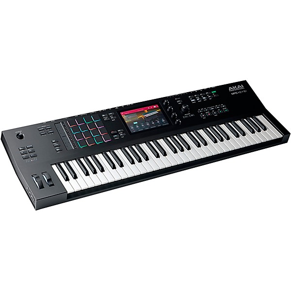 Akai Professional MPC Key 61 Production Synthesizer with X-Stand, Sustain Pedal and Expression Pedal