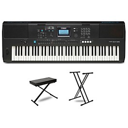 Yamaha PSR-EW425 High-Level Portable Keyboard Package Essentials Package