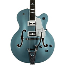 Gretsch Guitars G6136T LTD 140th Falcon Hollowbody Electric Guitar With Bigsby Two-Tone Stone Platinum/Pure Platinum