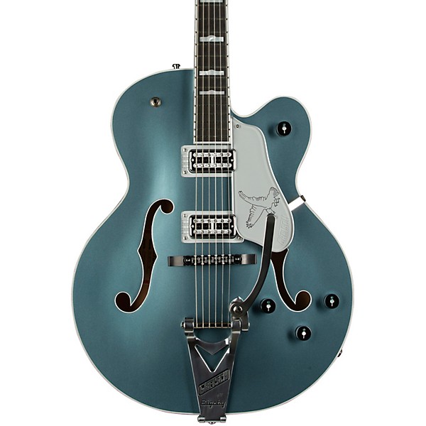 Gretsch Guitars G6136T LTD 140th Falcon Hollowbody Electric Guitar With Bigsby Two-Tone Stone Platinum/Pure Platinum