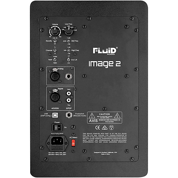 Fluid Audio Image 2 8" Powered Studio Monitor (Each)