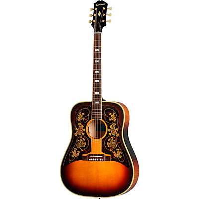Epiphone Chris Stapleton Frontier Signature Limited-Edition Sitka Spruce-Maple Acoustic-Electric Guitar Frontier Burst for sale