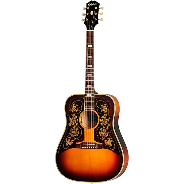 Epiphone Chris Stapleton Frontier Signature Limited-Edition Sitka Spruce-Maple Acoustic-Electric Guitar Frontier Burst