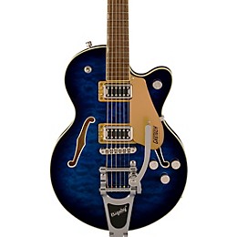 Gretsch Guitars G5655T-QM Electromatic Center Block Jr. Single-Cut Quilted Maple With Bigsby Electric Guitar Hudson Sky