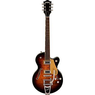 Gretsch Guitars G5655t-Qm Electromatic Center Block Jr. Single-Cut Quilted Maple With Bigsby Electric Guitar Sweet Tea for sale