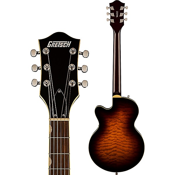 Gretsch Guitars G5655T-QM Electromatic Center Block Jr. Single-Cut Quilted Maple With Bigsby Electric Guitar Sweet Tea