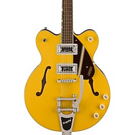 ... Gretsch Guitars G2604T Limited-Edition Streamliner Rally II Center Block Double-Cut With Bigsby Electric Guitar Bamboo Yellow and Copper Metallic