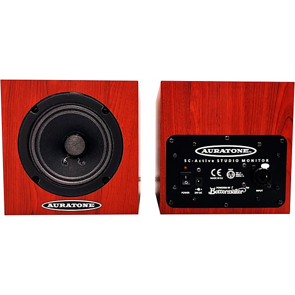 Auratone 5C Active Super Sound Cube 4.5" Reference Monitors - Pair, Wood