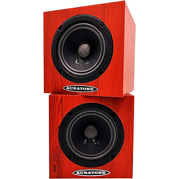 Auratone 5C Active Super Sound Cube 4.5" Reference Monitors - Pair, Wood