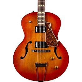 Godin 5th Avenue Jumbo HB Hollowbody Electric Guitar Memphis Sun