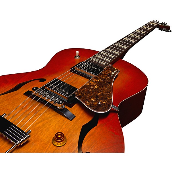 Godin 5th Avenue Jumbo HB Hollowbody Electric Guitar Memphis Sun ...