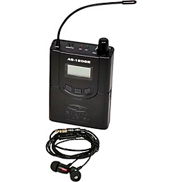 Galaxy Audio 1200 Series WPM Receiver With EB4 Ear Buds Ba... Galaxy Audio 1200 Series WPM Receiver With EB4 Ear Buds Band P4