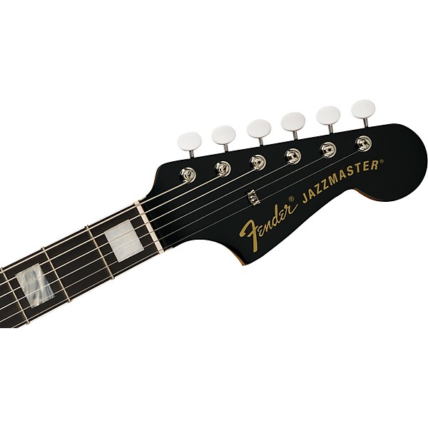Open Box Fender Gold Foil Jazzmaster Electric Guitar Level 2 Candy Apple Burst 194744896989