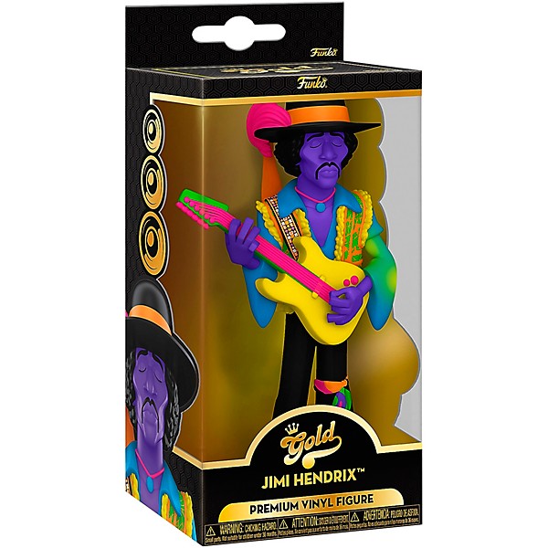 Funko Vinyl Gold 5": Jimi Hendrix(BLKLT)