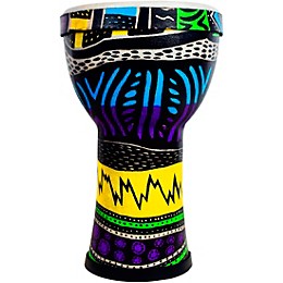 Rise by Sawtooth Jamaican Me Crazy Pretuned Student Djembe 6 in.