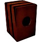 Open Box Sawtooth Harmony Series Hand-Stained Elephant Design Travel-Size Cajon Level 1