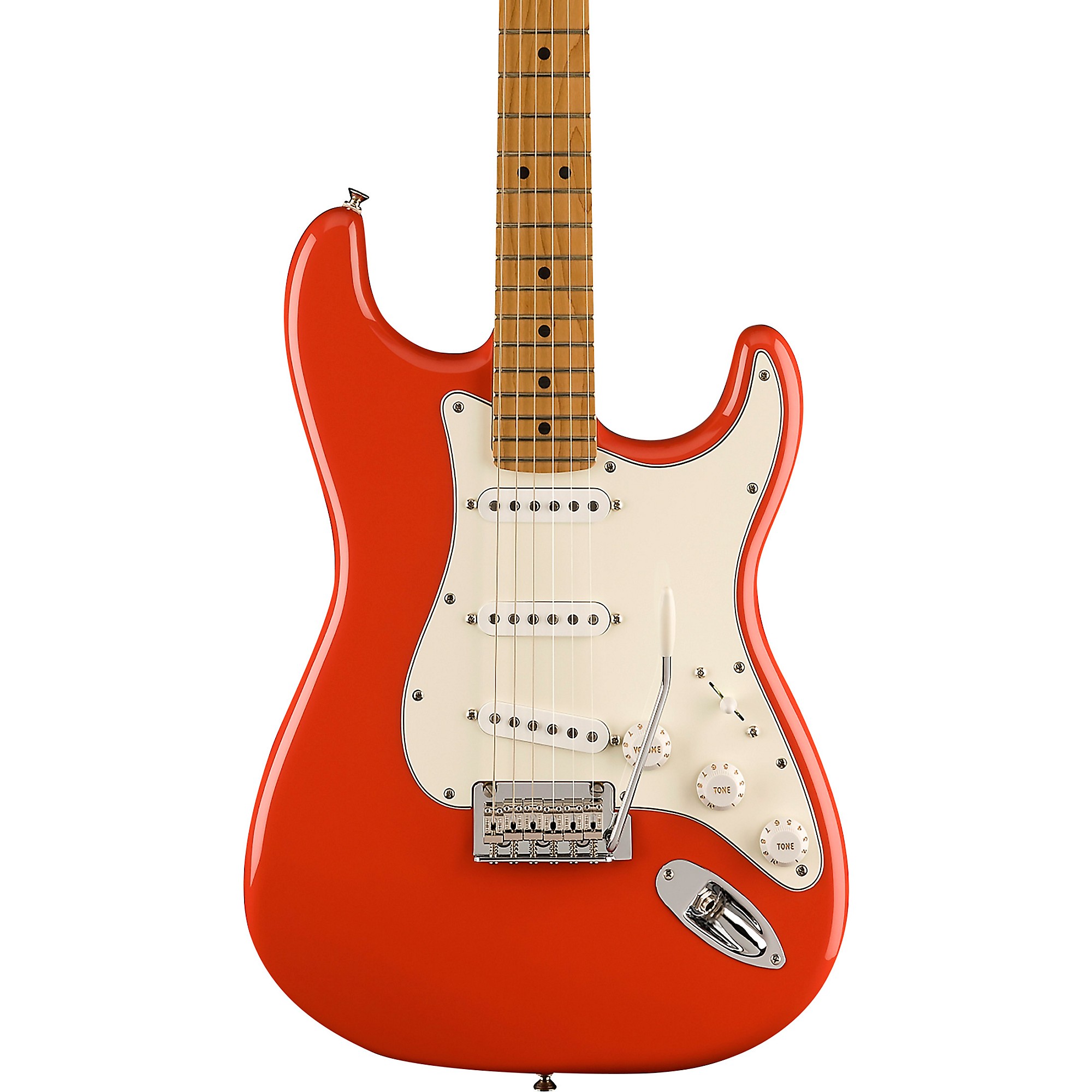 Player Stratocaster Roasted Maple With '50s Pickups Limited-Edition Electric Guitar Fiesta Red | Center