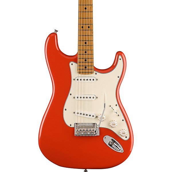 Fender Player Stratocaster Roasted Maple Fingerboard With Fat '50s Pickups  Limited-Edition Electric Guitar Fiesta Red