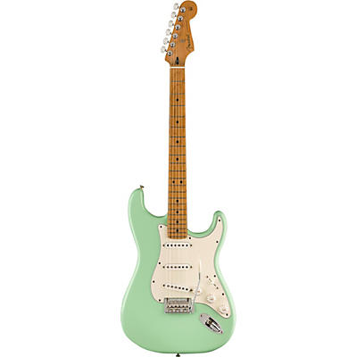 Fender Player Stratocaster Roasted Maple Fingerboard With Fat '50S Pickups Limited-Edition Electric Guitar Surf Green for sale