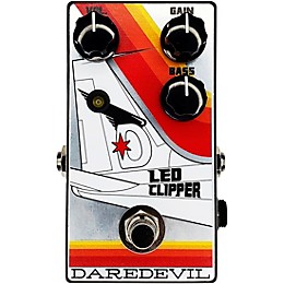 Daredevil Pedals LED Clipper Overdrive Effects Pedal Orange
