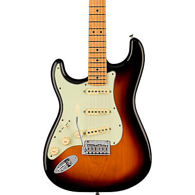 Fender Player Plus Stratocaster Maple Fingerboard Left-Handed Electric Guitar 3-Color Sunburst for sale