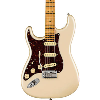 Fender Player Plus Stratocaster Left-Handed Electric Guitar Olympic Pearl for sale