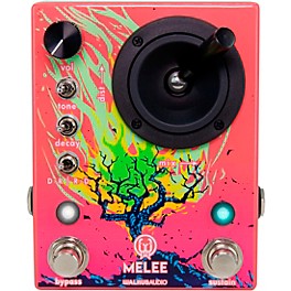 Walrus Audio Melee: Wall of Noise Reverb and Distortion Effects Pedal Pink