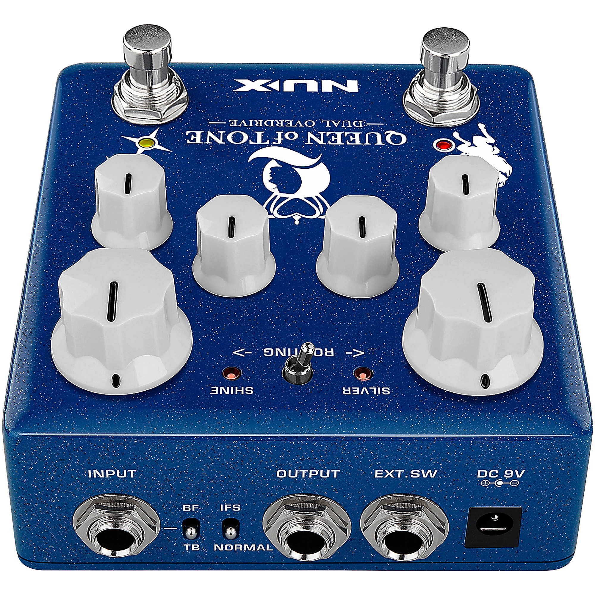 NUX Queen of Tone Dual Overdrive Effect Pedal - 885947104833