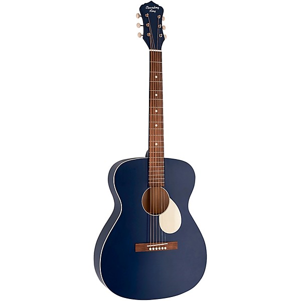 Recording King Dirty 30s Series 7 000 Spruce-Whitewood Acoustic Guitar Wabash Blue