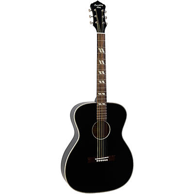 Recording King Dirty 30S Series 7 000 Spruce-Whitewood Acoustic Guitar Matte Black for sale
