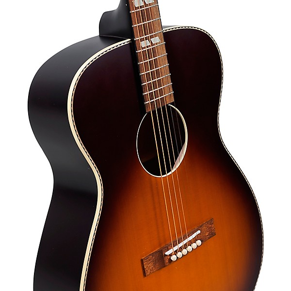 Recording King Dirty 30s Series 7 000 Spruce-Whitewood Acoustic Guitar Tobacco Sunburst